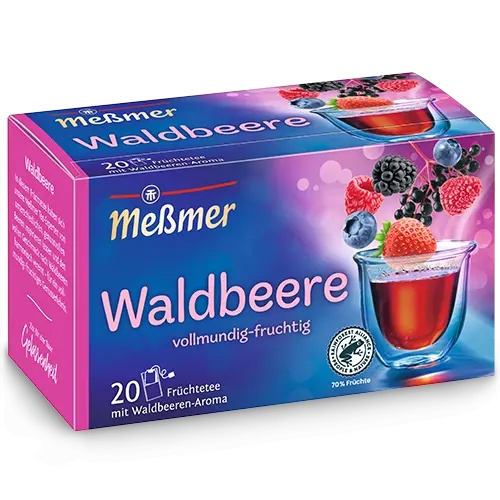 Ceai Mic Dejun Meßmer Classic Waldbeere , Messmer Fructe de Padure 20 plicuri x 2.75 Gr