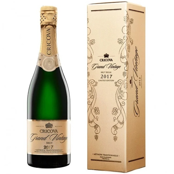 Cricova Spumant Grand Vintage Brut Alb 0.75L