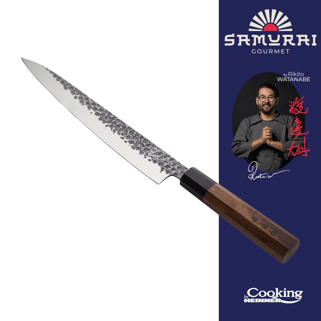CUTIT SASHIMI 24 CM, RIKITO WATANABE, SAMURAI GOURMET, COOKING BY HEINNER