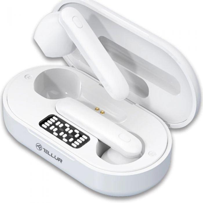 Casti In-ear TELLUR TLL511411, Wireless, Alb