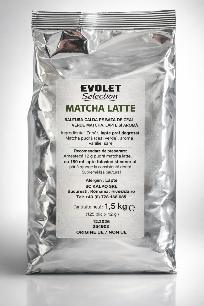 Evolet Selection Matcha Latte 125 plicuri x 12g
