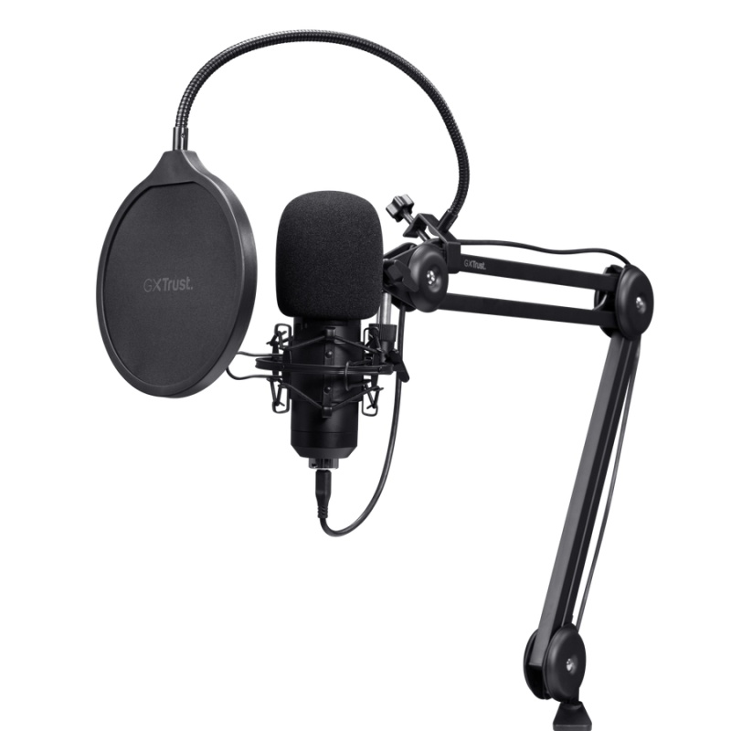 Microfon Trust GXT 270 Emita II+, tip Condenser, USB
