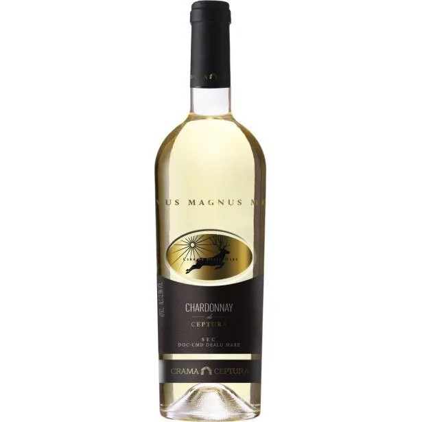 Vin Alb Ceptura Cervus Magnus Monte Chradonnay 0.75L