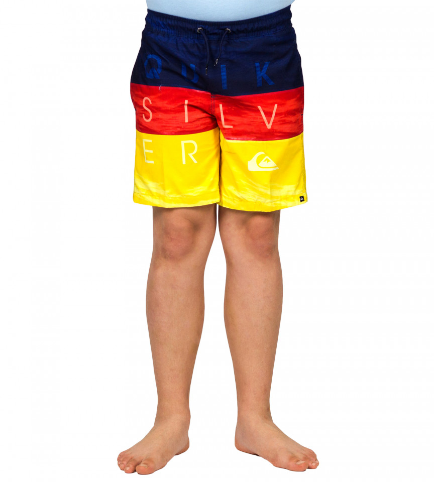 Word Waves Boys Swim Short