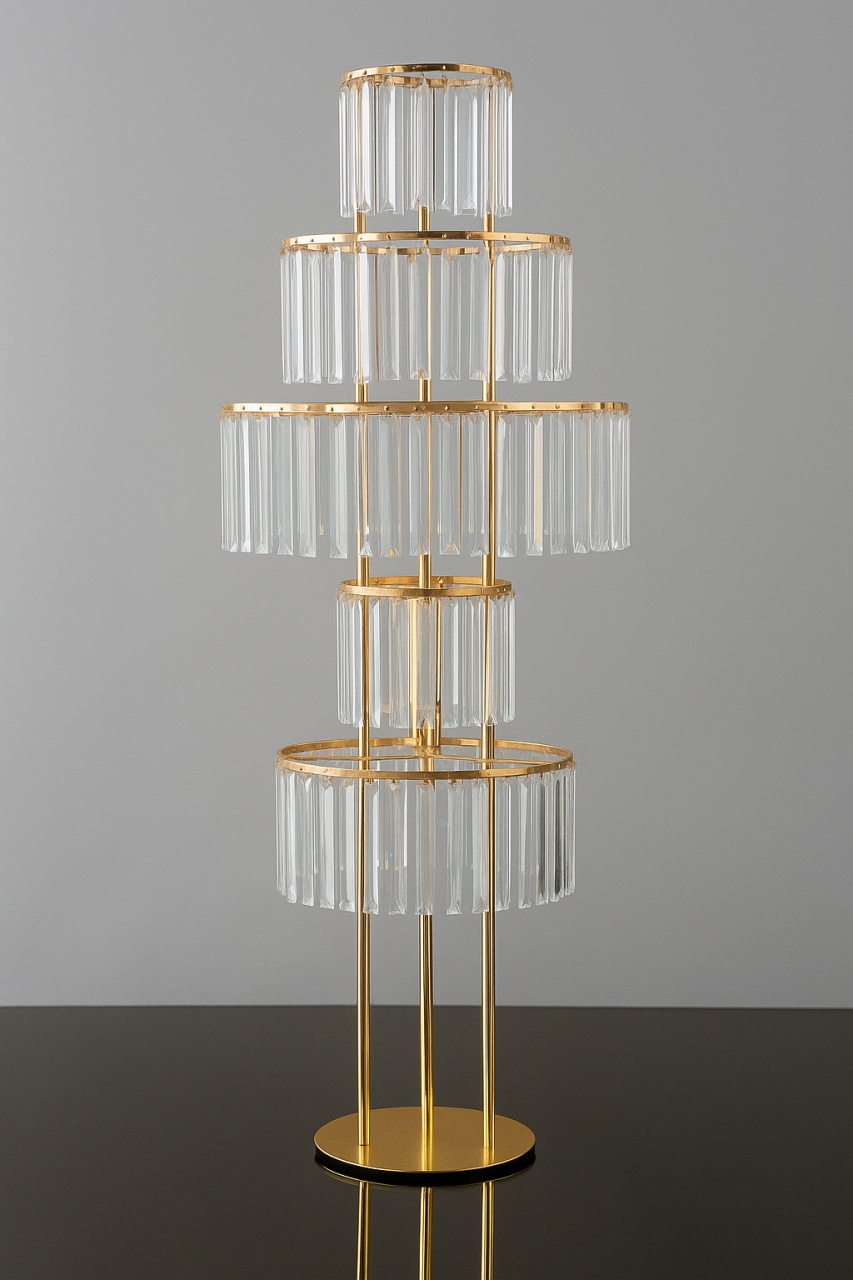 Candelabru cu cristale