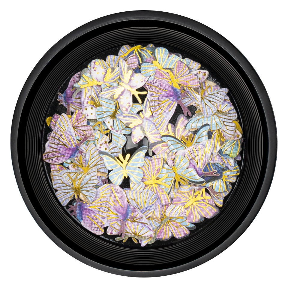 Decoratiuni Unghii Nail Art LUXORISE, Butterfly Sunrise Art imagine 2022