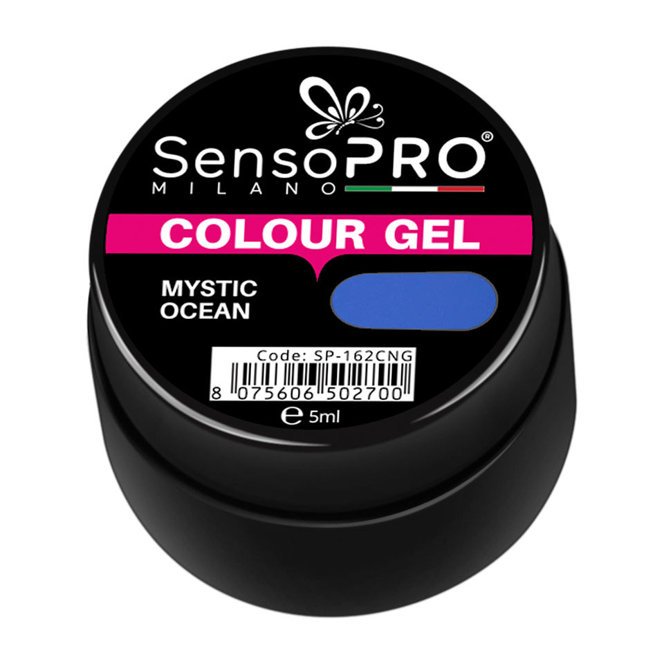 Gel UV Colorat Mystic Ocean 5ml, SensoPRO Milano