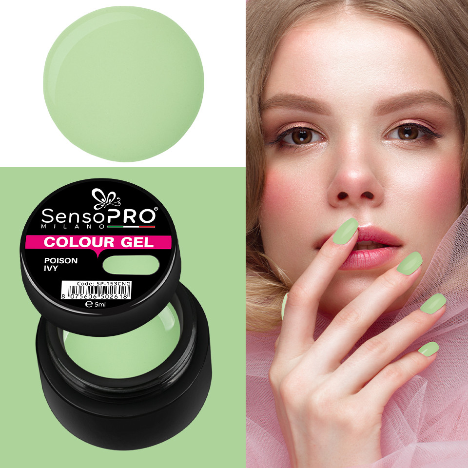 Gel UV Colorat Poison Ivy 5ml, SensoPRO Milano