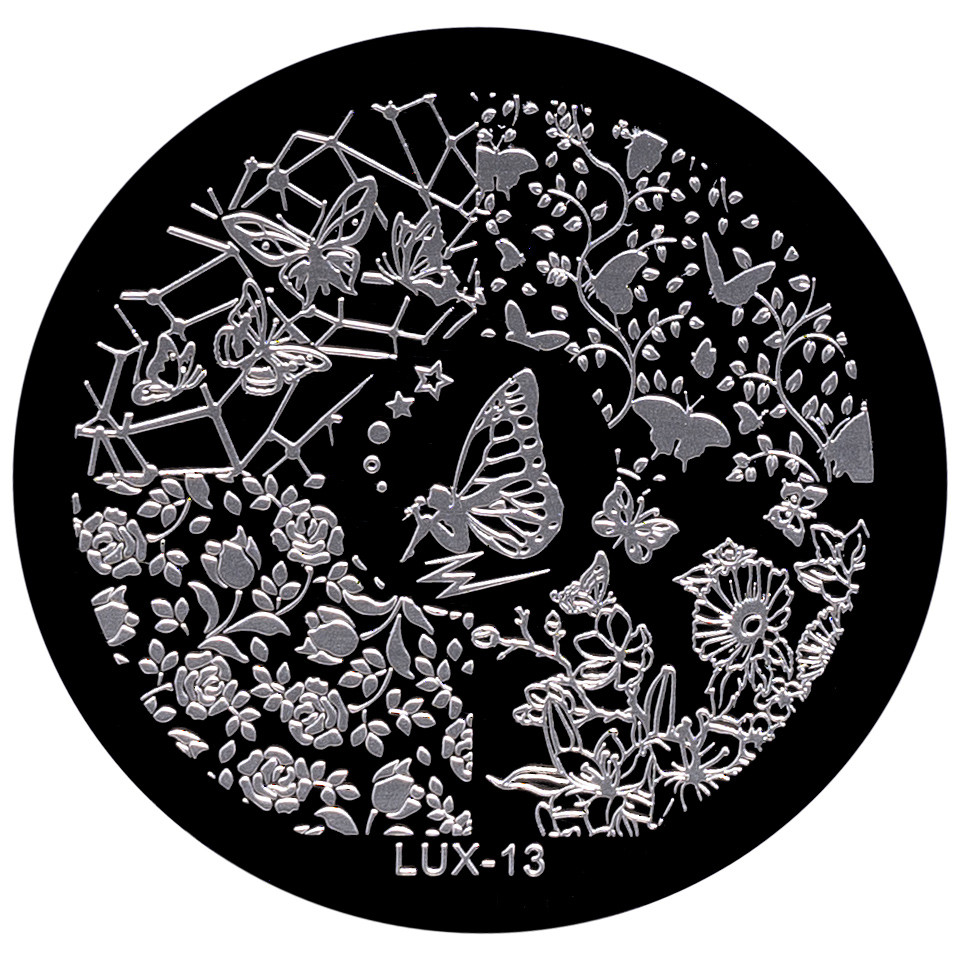 Matrita Metalica Stampila Unghii LUX-13 – Nature kitunghii imagine noua
