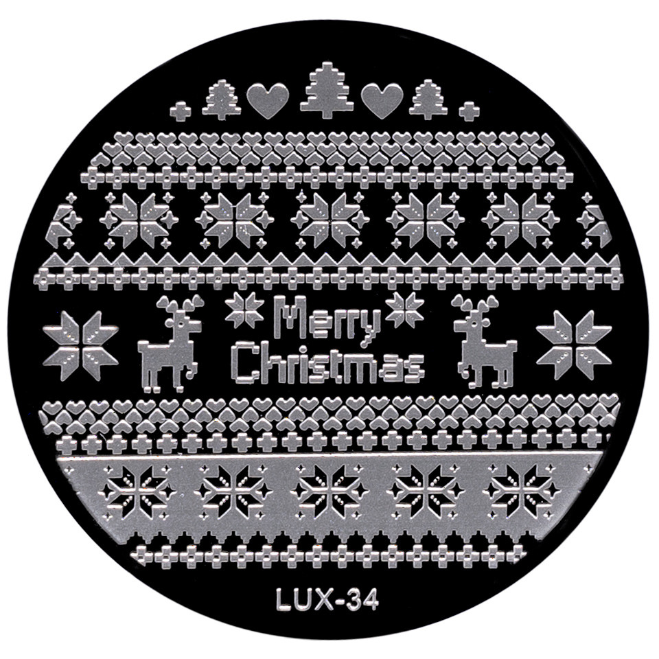 Matrita Metalica Stampila Unghii LUX-34 – Winter’s Tale Art imagine noua