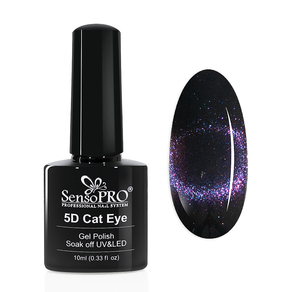 Oja Semipermanenta Cat Eye Gel 5D SensoPRO 10ml, #11 Hydrus kitunghii imagine noua