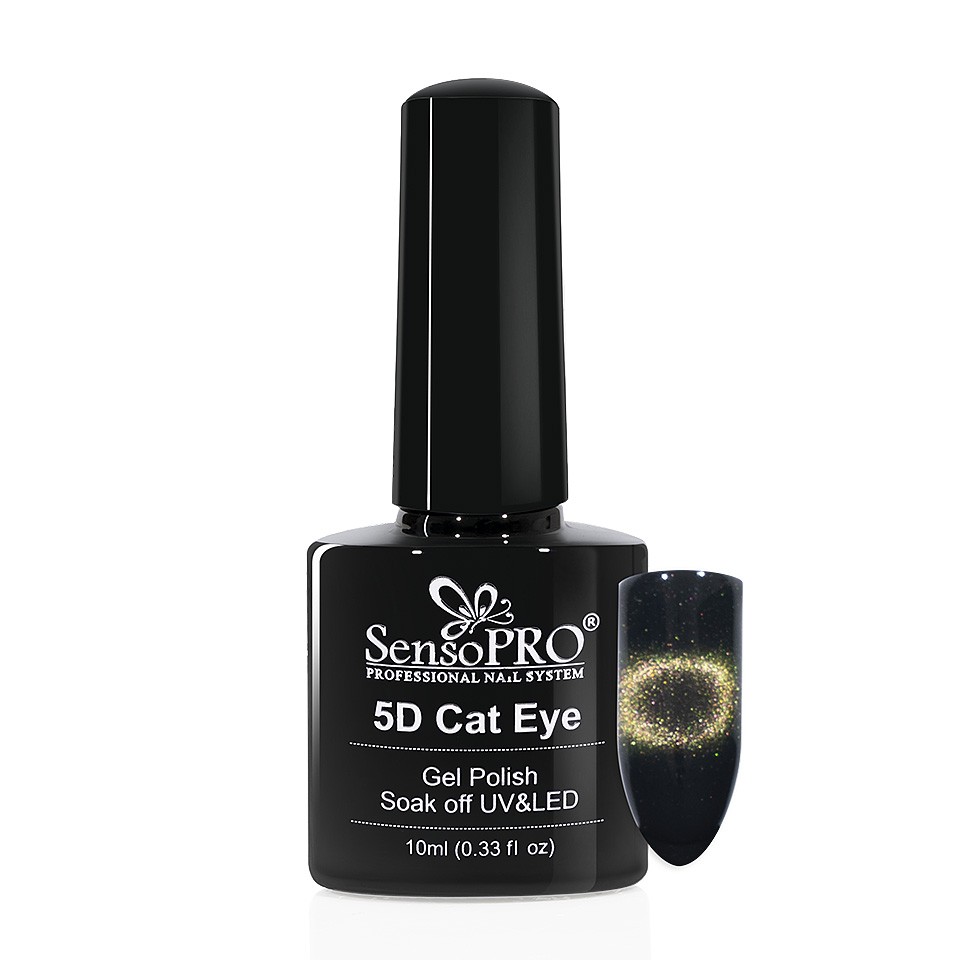 Oja Semipermanenta Cat Eye Gel 5D SensoPRO 10ml, #16 Calypso kitunghii.ro imagine noua 2022