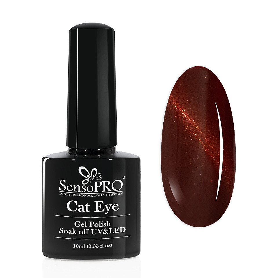 Oja Semipermanenta Cat Eye SensoPRO 10ml – #031 Red Flame