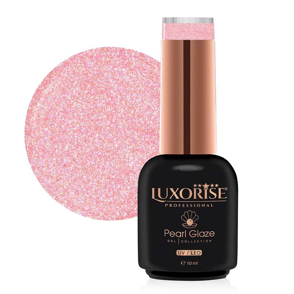 Oja Semipermanenta LUXORISE Pearl Glaze - Sunset Glow, 10ml