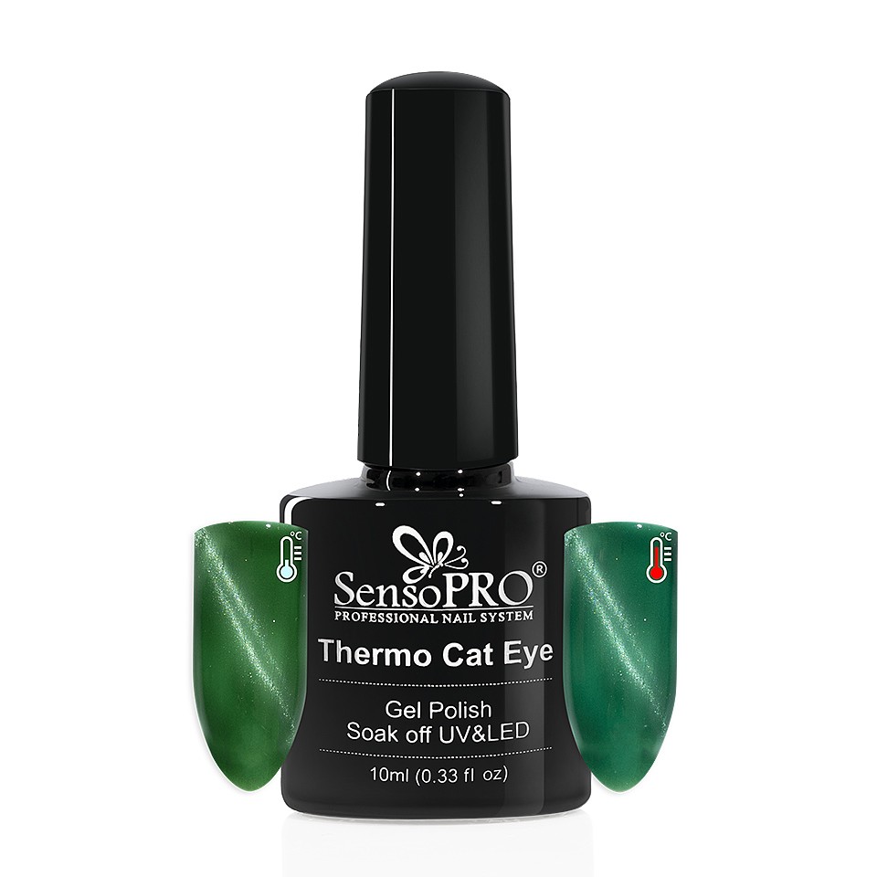 Oja Semipermanenta Thermo Cat Eye SensoPRO 10 ml, #15 kitunghii.ro imagine