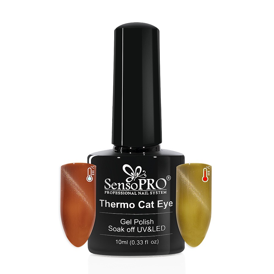 Oja Semipermanenta Thermo Cat Eye SensoPRO 10 ml, #16 kitunghii.ro imagine 2022