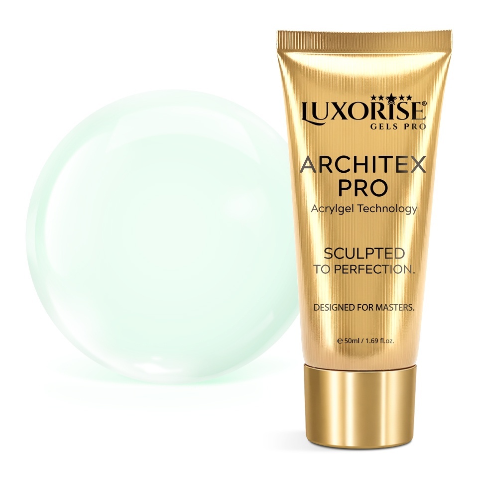 Polygel LUXORISE ARCHITEX PRO - Rare Sensations Collection, Matcha Pearl, 50ml