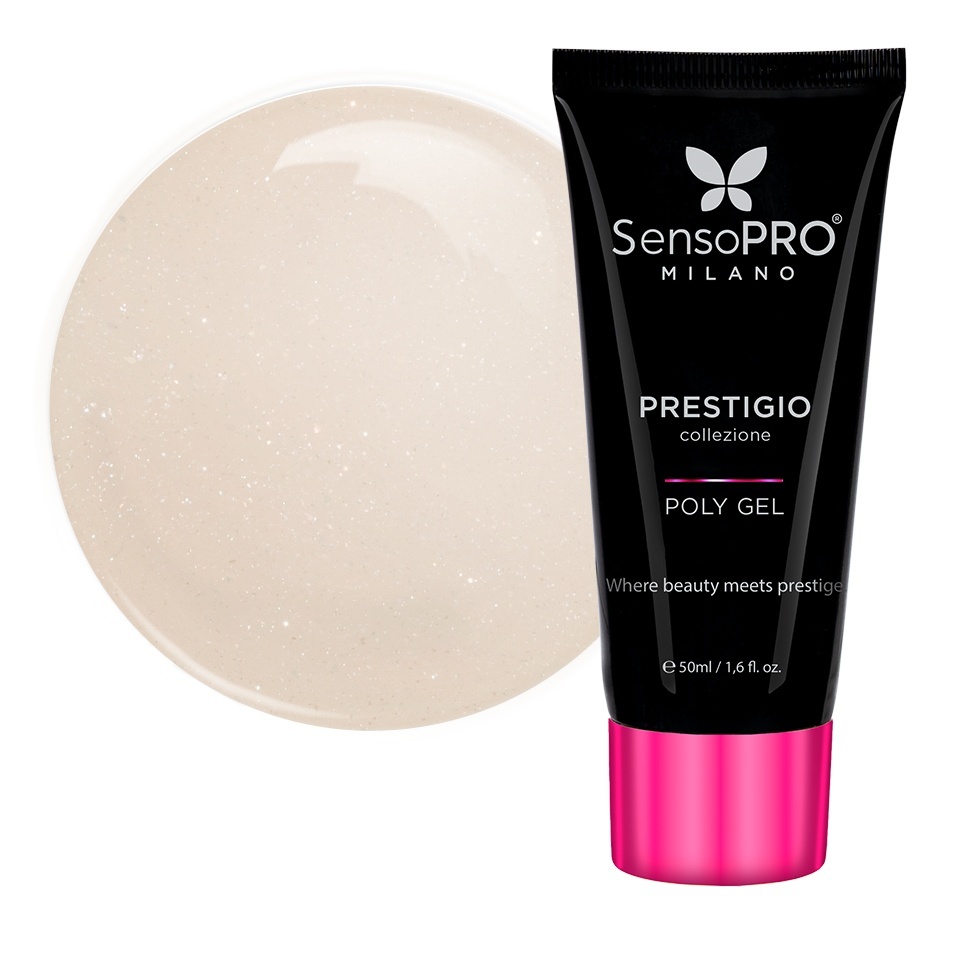 Polygel PRESTIGIO SensoPRO Milano - Latte Bubble, 50ml – Polygel - PRESTIGIO SensoPRO Milano Nude