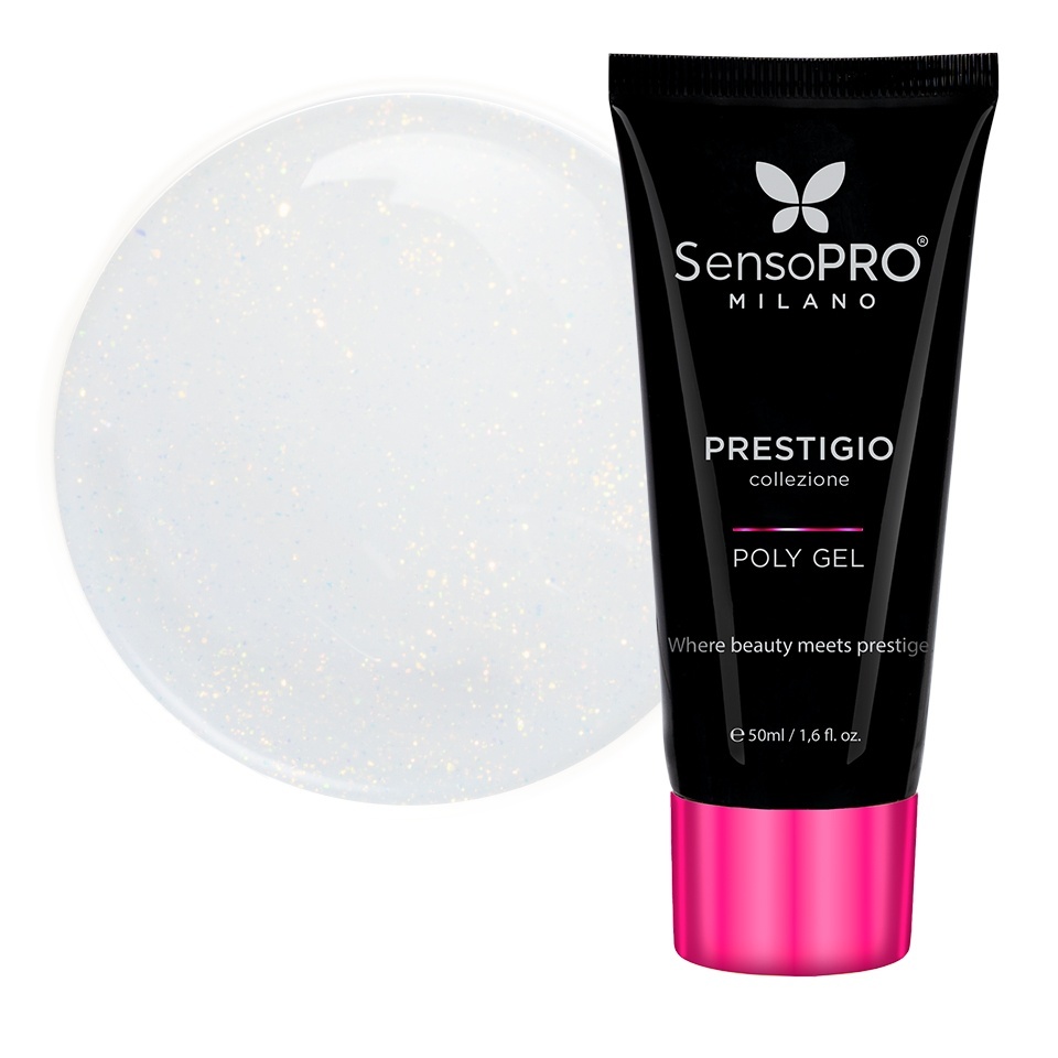 Polygel PRESTIGIO SensoPRO Milano - Milky Sugar, 50ml – Polygel - PRESTIGIO SensoPRO Milano Nude
