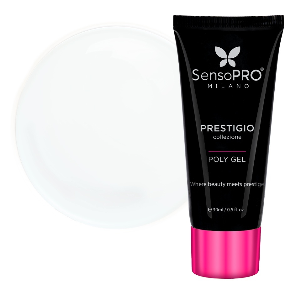 Polygel PRESTIGIO SensoPRO Milano - Prestige White, 30ml