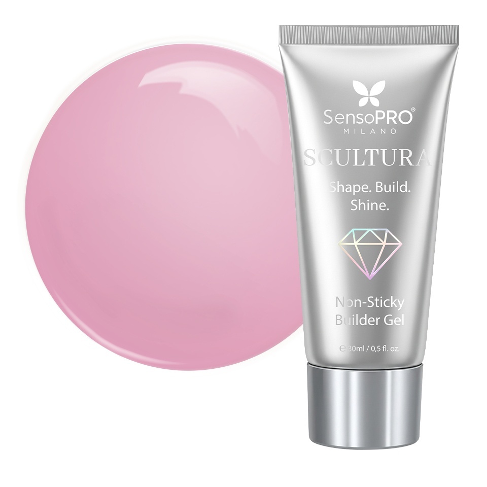 Polygel SCULTURA Non Sticky SensoPRO Milano - Pink Whisper, 30ml – Polygel - SCULTURA SensoPRO Milano Roz