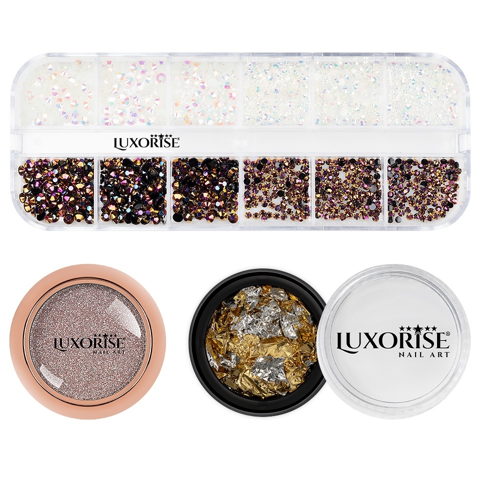 Set Nail Art Shimmer Touch