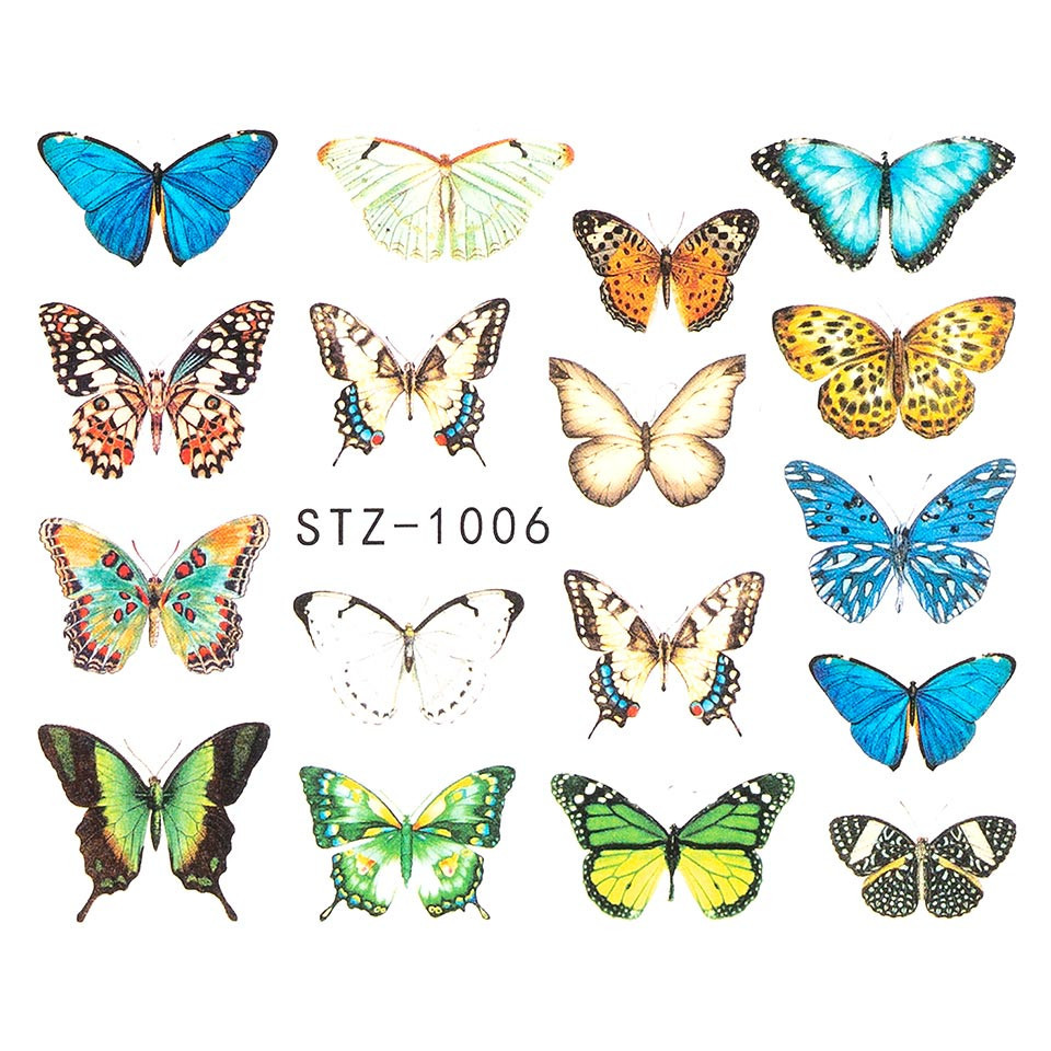 Tatuaj Unghii LUXORISE Butterfly Obsession, STZ-1006 kitunghii.ro poza noua reduceri 2022