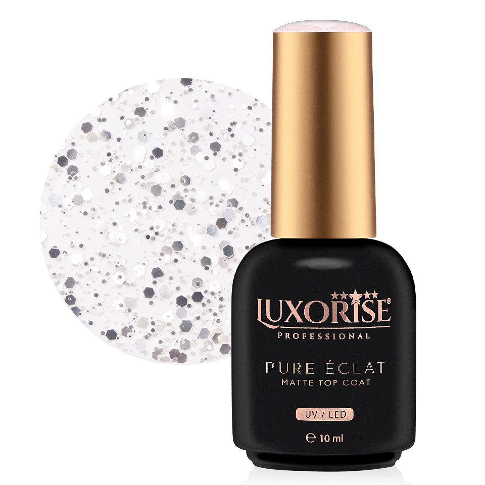 Top Coat LUXORISE - Pure Eclat Matte, Silver 10ml image11