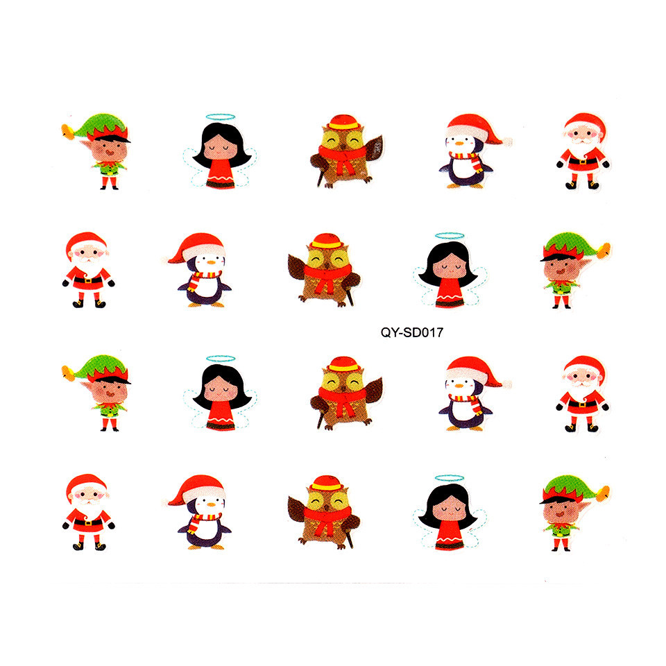 Abtibild Unghii SensoPRO Milano Christmas Wonderland Edition, QY-SD017 kitunghii.ro imagine noua 2022