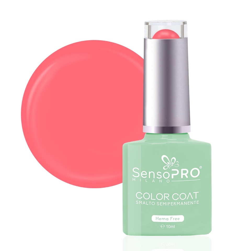 Oja Semipermanenta Hema Free SensoPRO Milano - #15 Coral Melody, 10ml