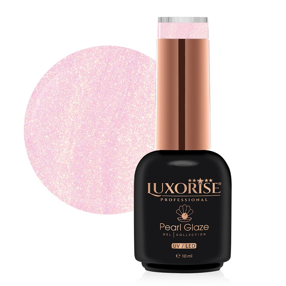 Oja Semipermanenta LUXORISE Pearl Glaze - Peony Satin, 10ml