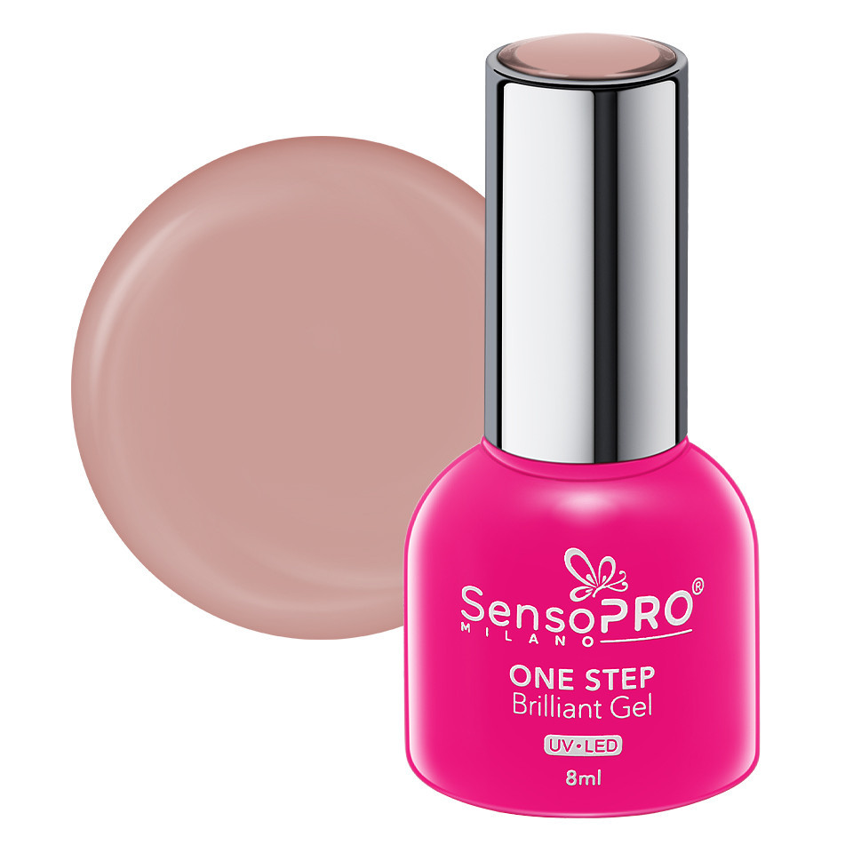 Oja Semipermanenta One Step Brilliant Gel SensoPRO Milano 8ml, Private Scent #34 34 imagine noua