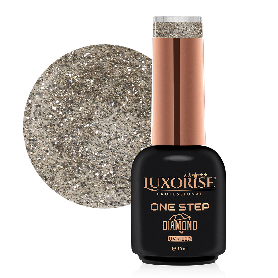 Oja Semipermanenta One Step Diamond LUXORISE – Cosmic Flakes 10ml Oja One Step LUXORISE 10ml kitunghii.ro