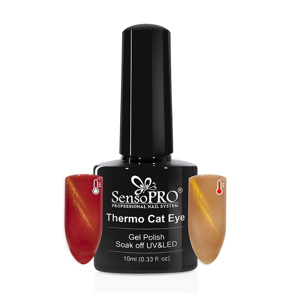 Oja Semipermanenta Thermo Cat Eye SensoPRO 10 ml, #30 kitunghii imagine noua