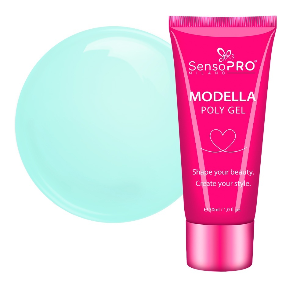 Polygel MODELLA SensoPRO Milano - Soft Mint, 30ml