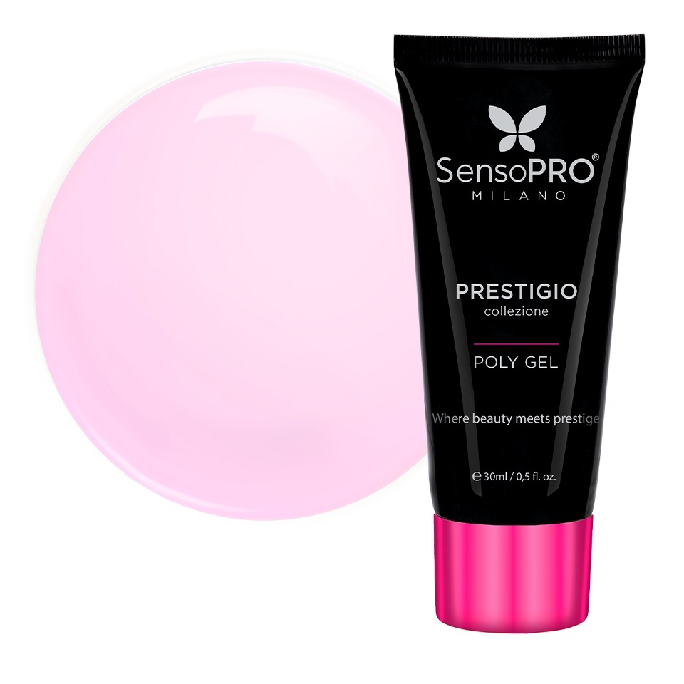 Polygel PRESTIGIO SensoPRO Milano – Milky Pink, 30ml Polygel - PRESTIGIO kitunghii.ro