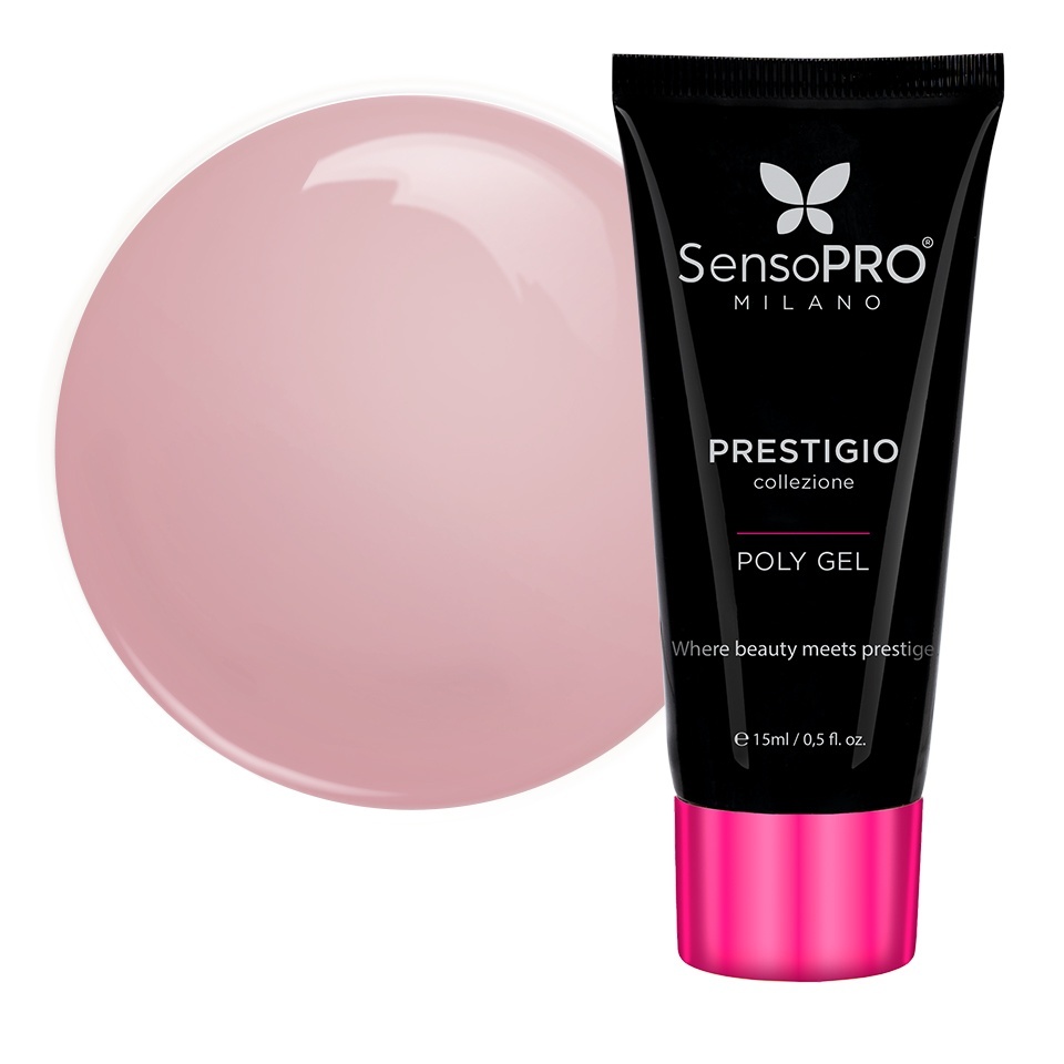 Polygel PRESTIGIO SensoPRO Milano – Rosy Wonder, 15ml Polygel - PRESTIGIO kitunghii.ro