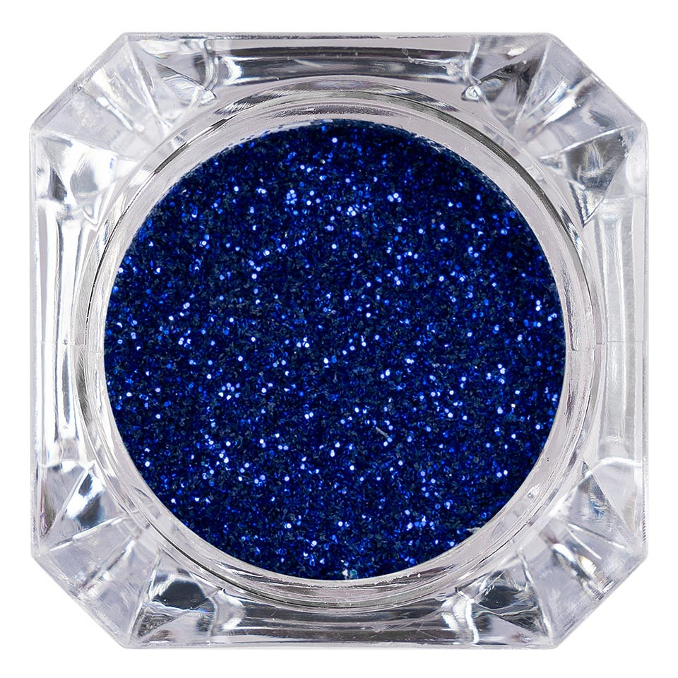 Sclipici Glitter Unghii Pulbere LUXORISE, Admiral Blue #43 kitunghii.ro Nail Art