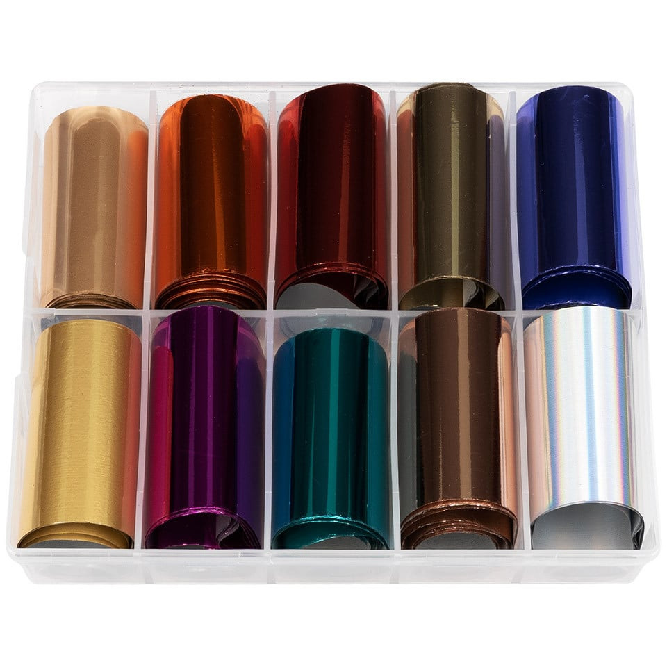 Set folii transfer luxorise satin inspiration, 10 buc