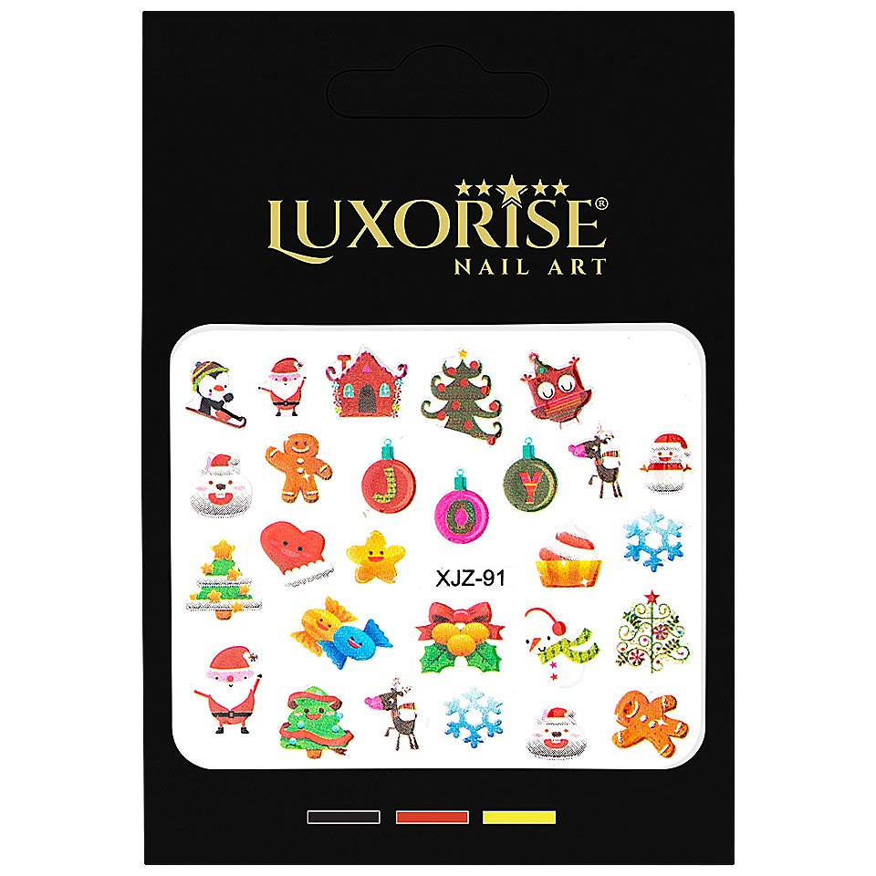 Sticker 3D Unghii LUXORISE, Christmas Flavour XJZ-91 Art imagine 2022