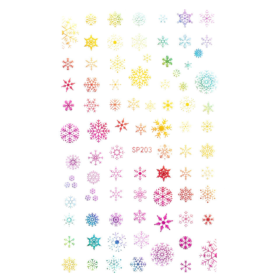 Sticker Unghii LUXORISE, Winter Snowflakes SP203 kitunghii.ro imagine noua 2022 scoalamachiaj.ro