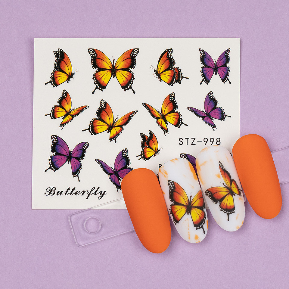 Tatuaj Unghii LUXORISE Butterfly Energy, STZ-998 Art imagine noua