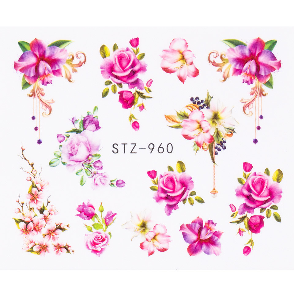 Tatuaj Unghii LUXORISE Flower Studio, STZ-960 kitunghii.ro imagine noua 2022