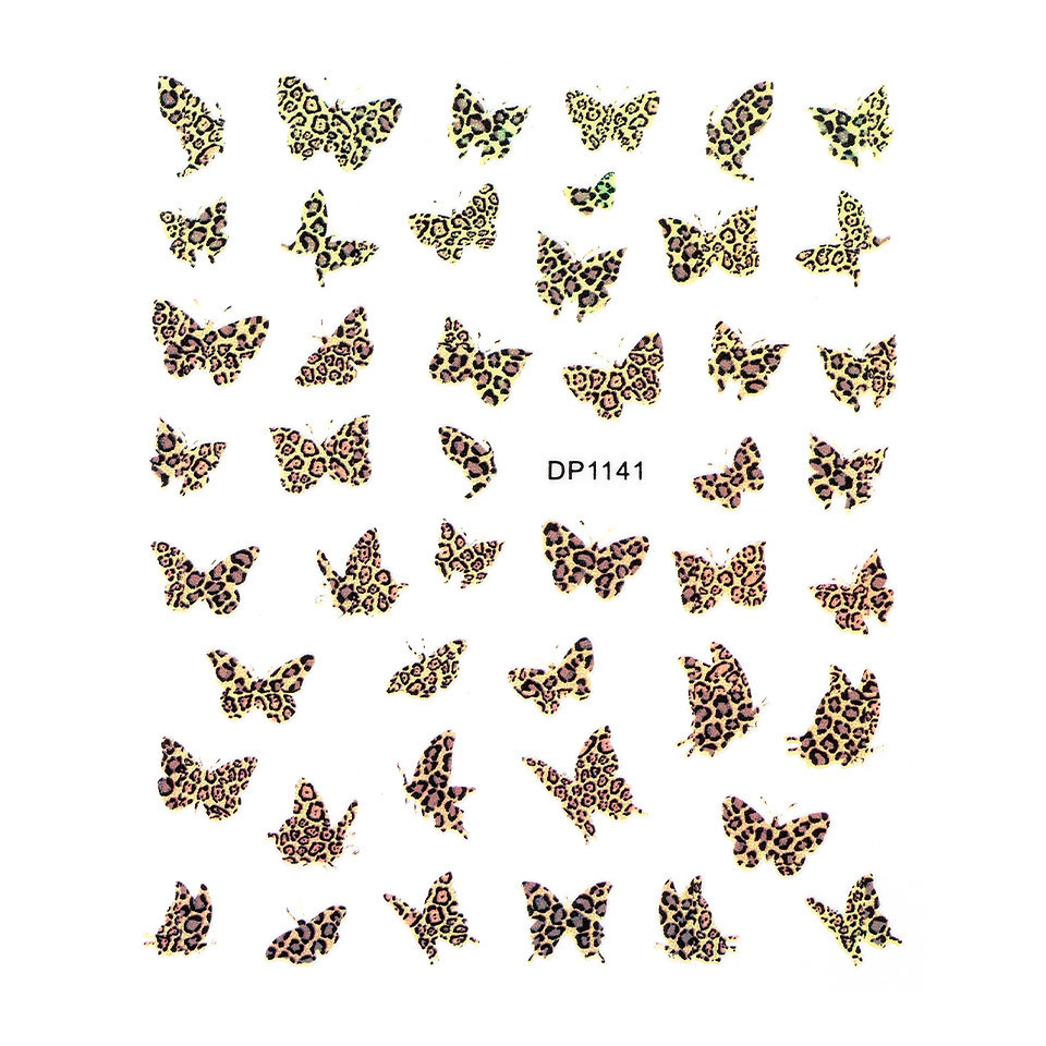 Abtibild Unghii SensoPRO Milano Butterfly Print, model DP1141 Abtibild imagine noua