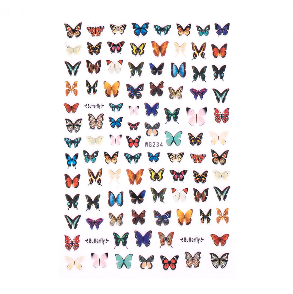 Abtibilduri Unghii SensoPRO Miano Butterfly Fairy, model WG234 Abtibilduri poza noua reduceri 2022