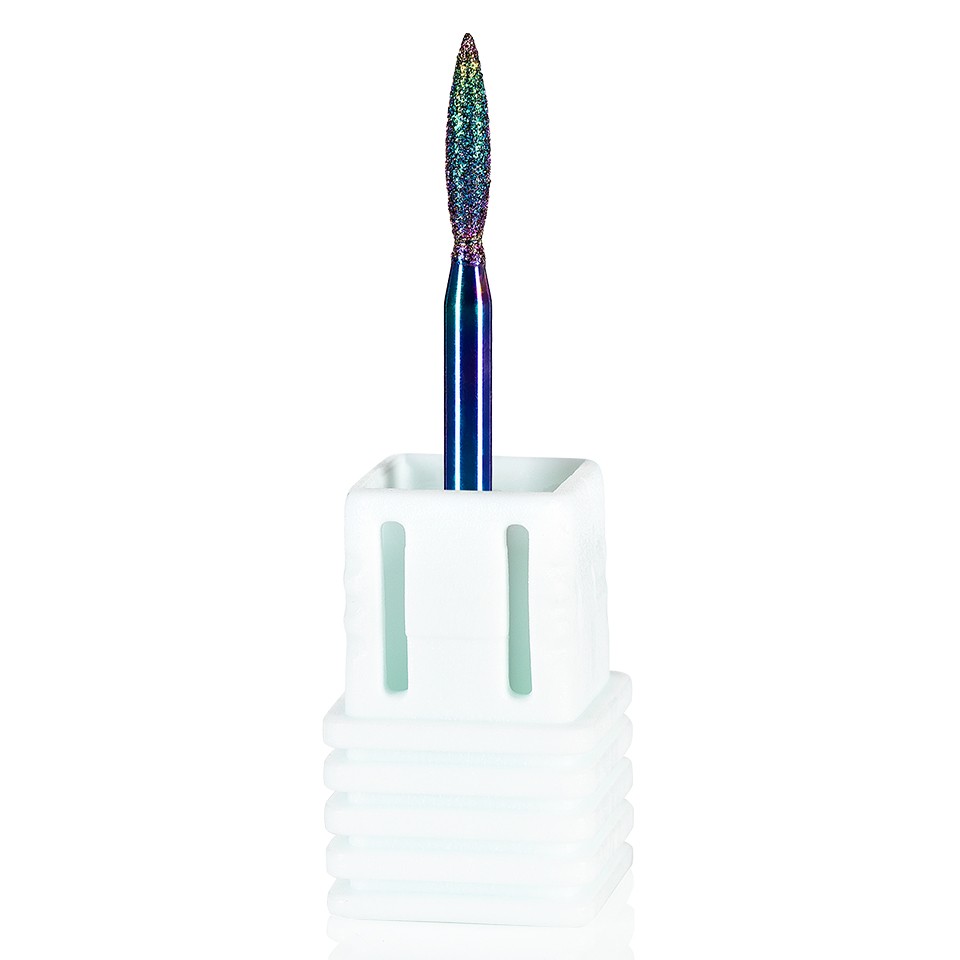 Capat Freza Diamant Cuticule LUXORISE Rainbow Cone, duritate medie #253 #253 imagine 2022