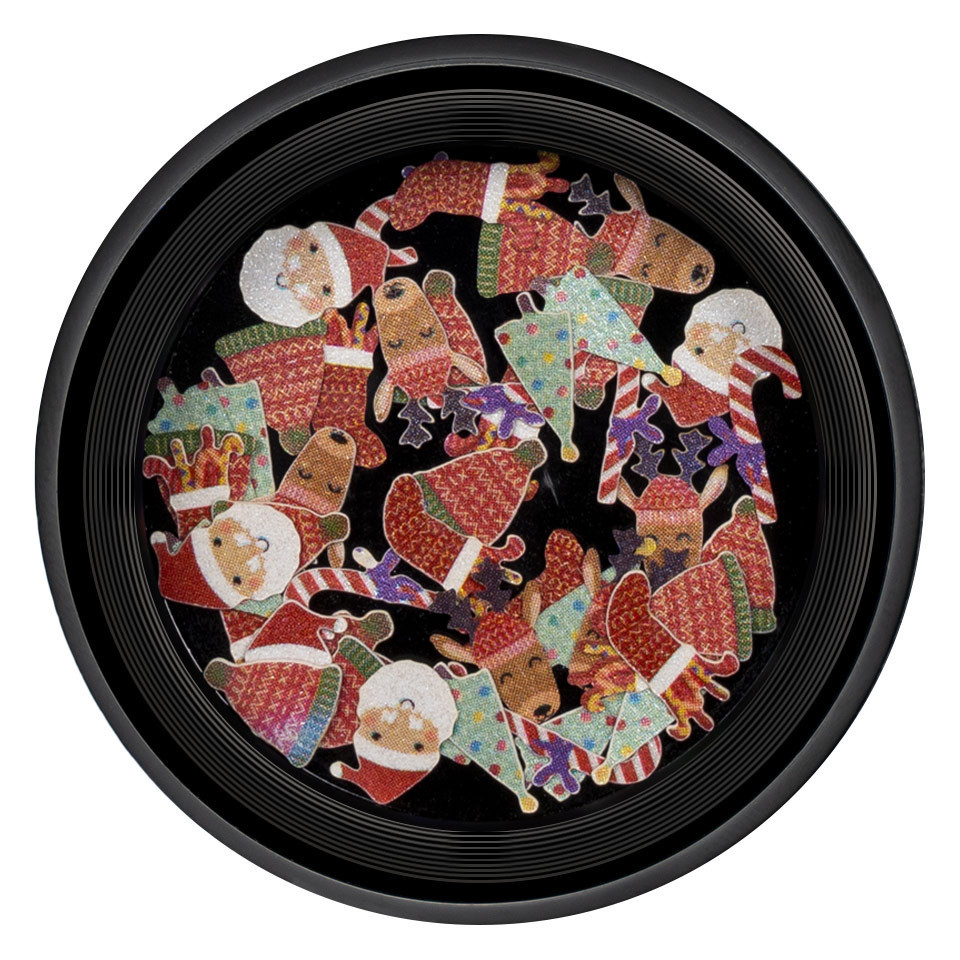 Decoratiuni Unghii Nail Art LUXORISE, Christmas Jar Art imagine pret reduceri