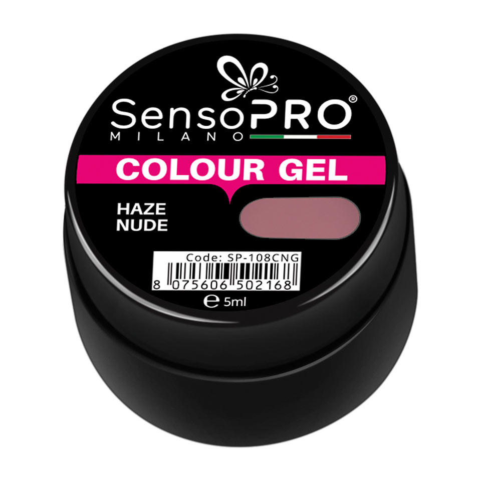 Gel UV Colorat Haze Nude, SensoPRO Milano