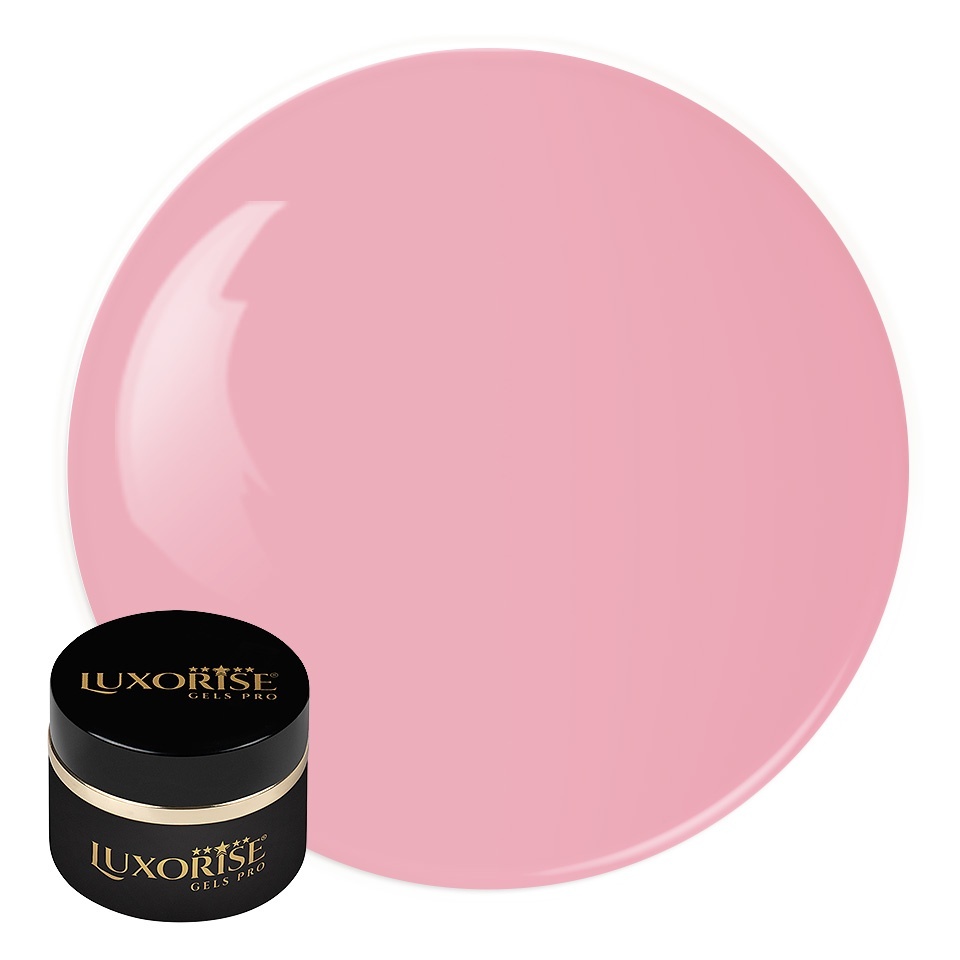 Gel UV Constructie Unghii RevoFlex LUXORISE 15ml, Blush Glow – Geluri UV Constructie LUXORISE Roz