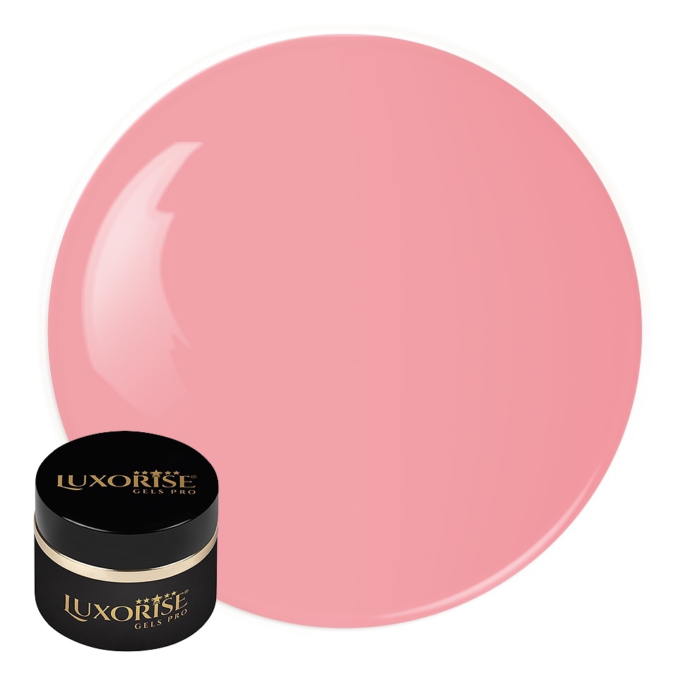 Gel UV Constructie Unghii RevoFlex LUXORISE 15ml, Milky Pink